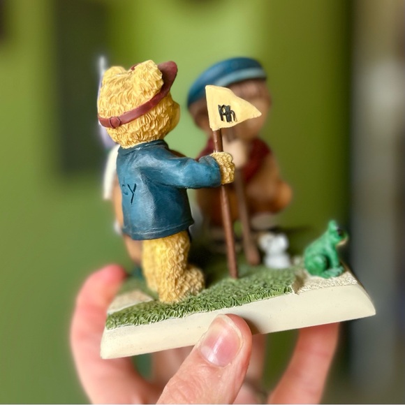 VTG 3D Golfer Golfing Bear Animals & Friend Zingle-Berry Collectible Figurine - Picture 3 of 13